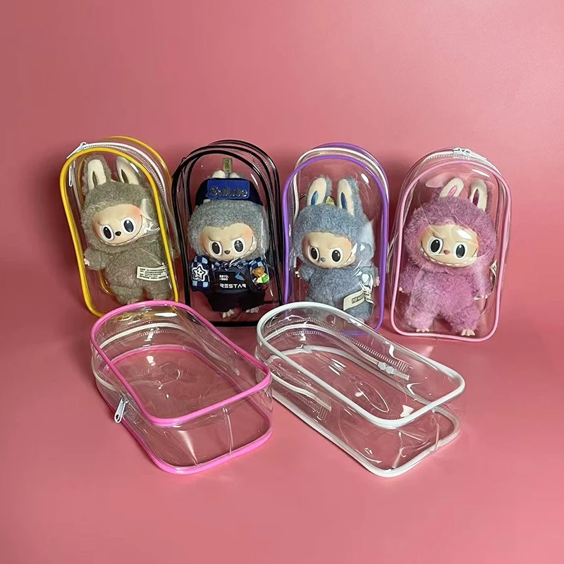 กระเป๋าใส่ลาบูบู้ ตุ๊กตา popmart กันฝุ่น กันเลอะ ขอบซิลอย่างดี ความสูง 18ซม สำหรับแขวน LABUBU V1 V2
