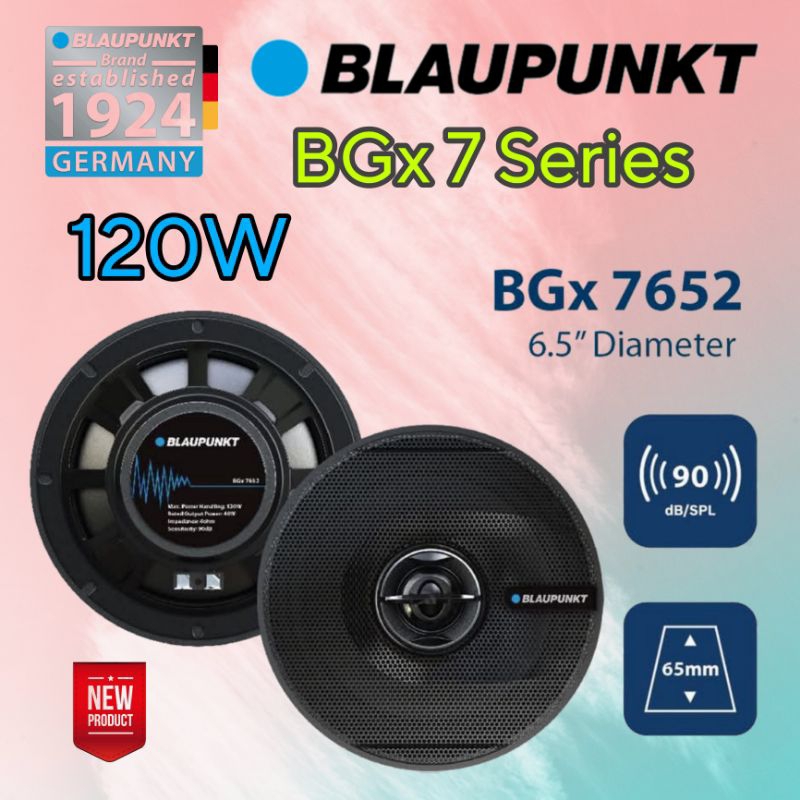 BLAUPUNKT BGx7652 ลำโพงรถยนต์ขนาด 6.5"แบรนชั้นนำสัญชาติ🇩🇪