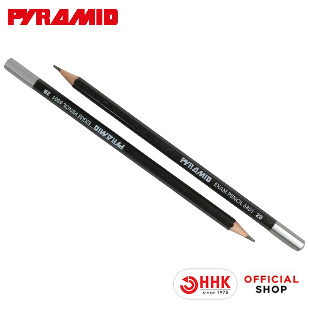 Pyramid ดินสอ 2B 1 กล่องบรรจุ 12 แท่ง 6801