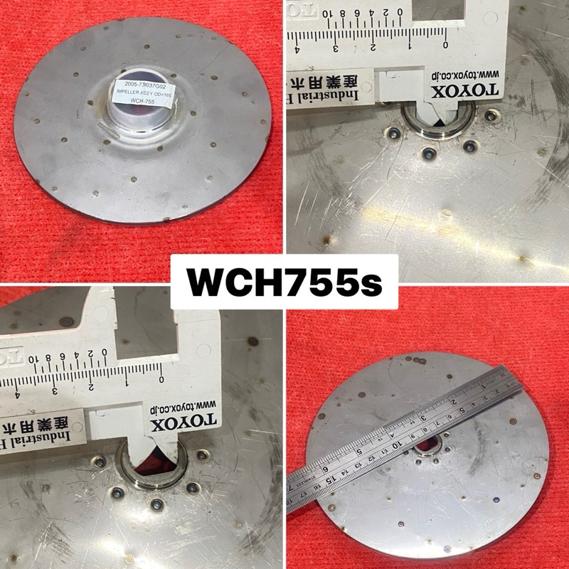 ใบพัดสแตนเลส ปั้มหอยโข่ง WCH 755s แท้ ใบพัดปั้มหอยโข่ง มิตซูบิชิ ปั้มมิตซู ปั้มไฟฟ้า ใบพัดปั้มน้ำ สแ