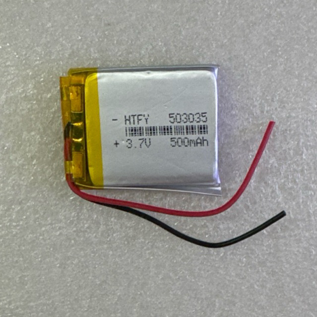 แบตเตอรี่3.7v 500mah (503035)/402540