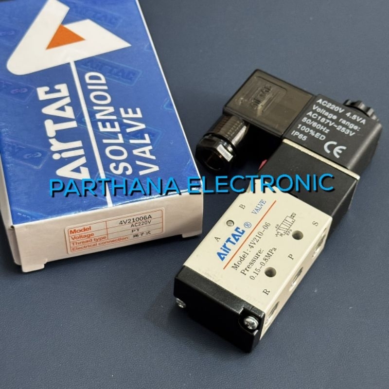 4V210-06 Solenoid โซลินอยด์-220VAC