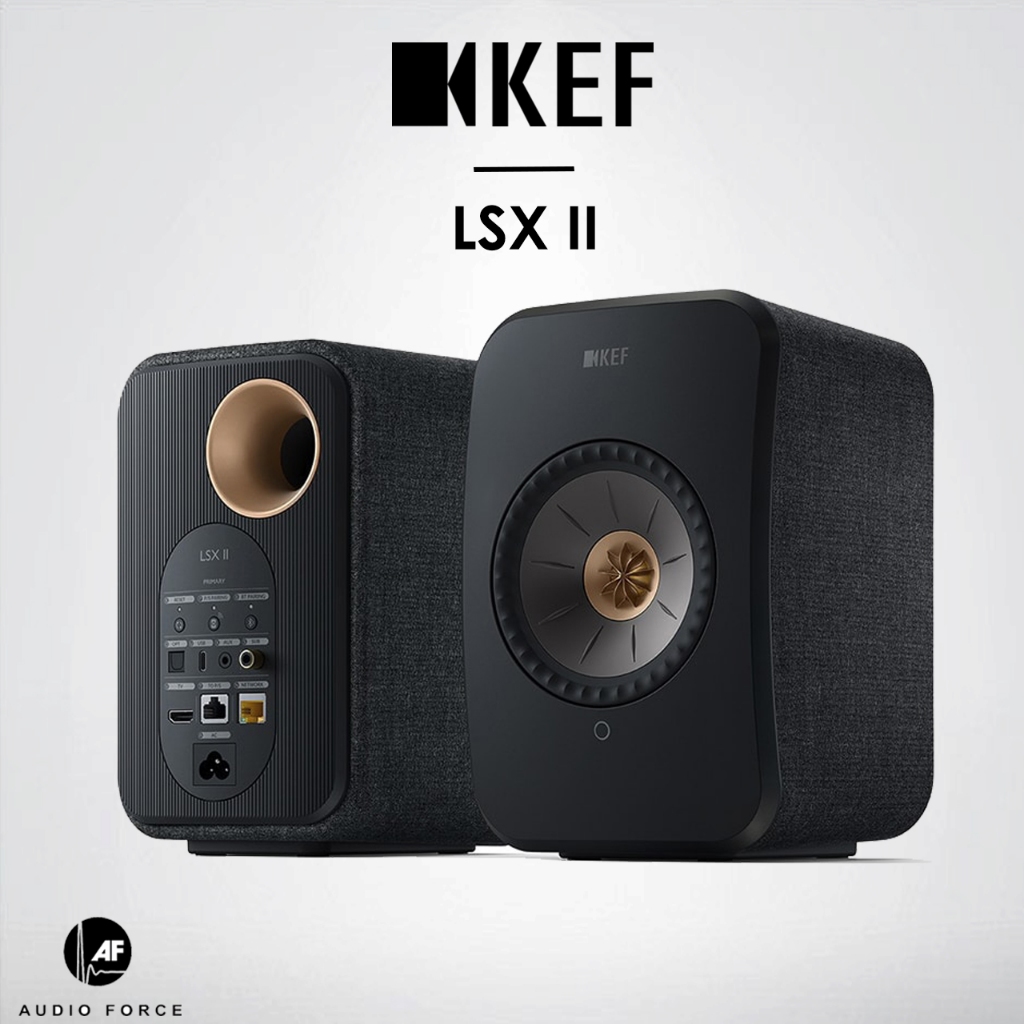 KEF LSX II Carbon Black /pair