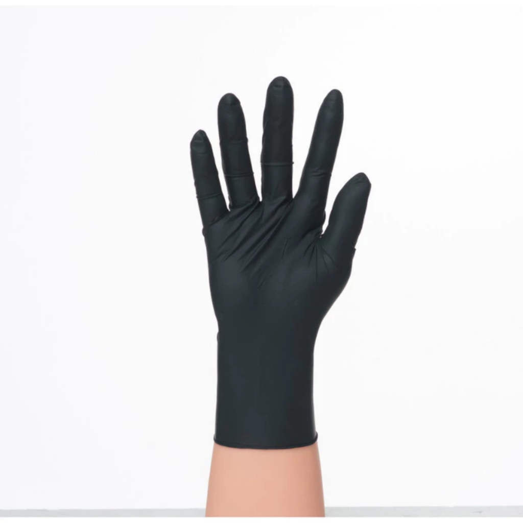 ศรีตรังโกลฟส์ - I'M GLOVE BLACK  (กล่องสีดำ) [1 กล่อง/100ชิ้น] ถุงมือยางสังเคราะห์ แบบไม่มีแป้ง - รูปที่ 2