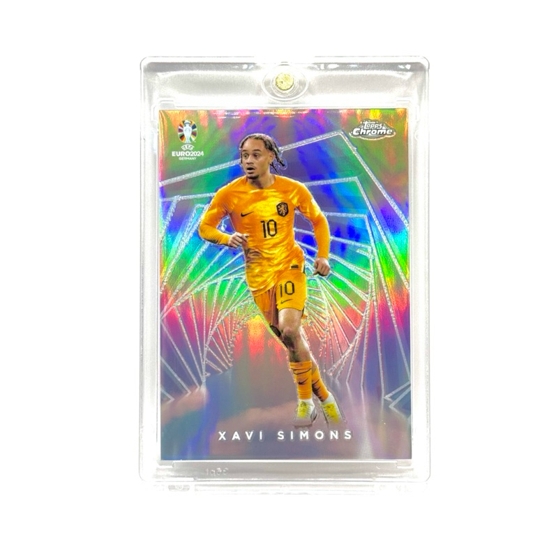 Topps Chrome UEFA Euro 2024 Xavi Simons Netherlands Hobby Masters
