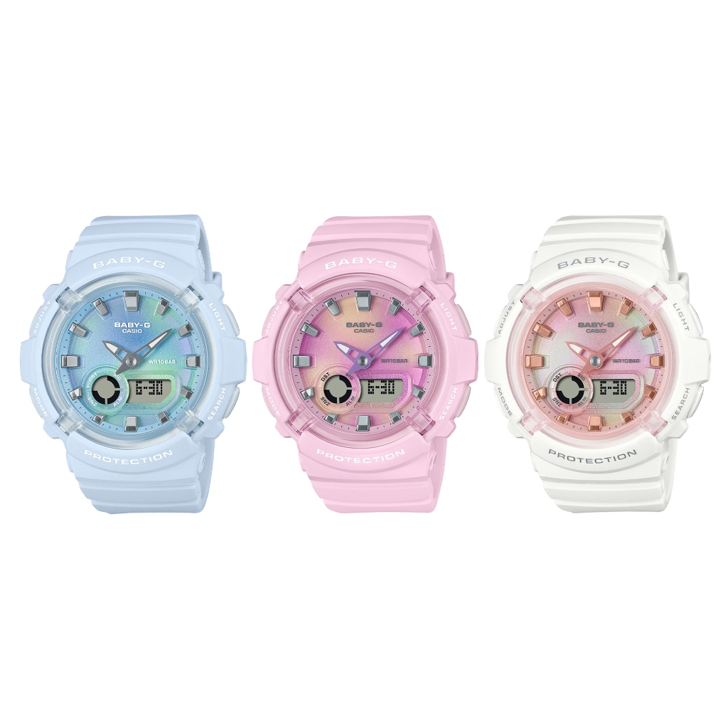 Casio Baby-G นาฬิกาข้อมือผู้หญิง  รุ่น BGA-280,BGA-280TD( BGA-280TD-2A,BGA-280TD-4A,BGA-280TD-7A)