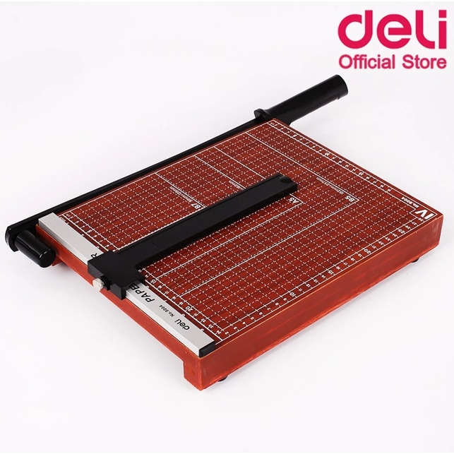 แท่นตัดกระดาษ Deli แท่น ที่ตัดกระดาษ ขนาด A5 / A4 คม ขาดได้ในครั้งเดียว วัสดุคุณภาพดี