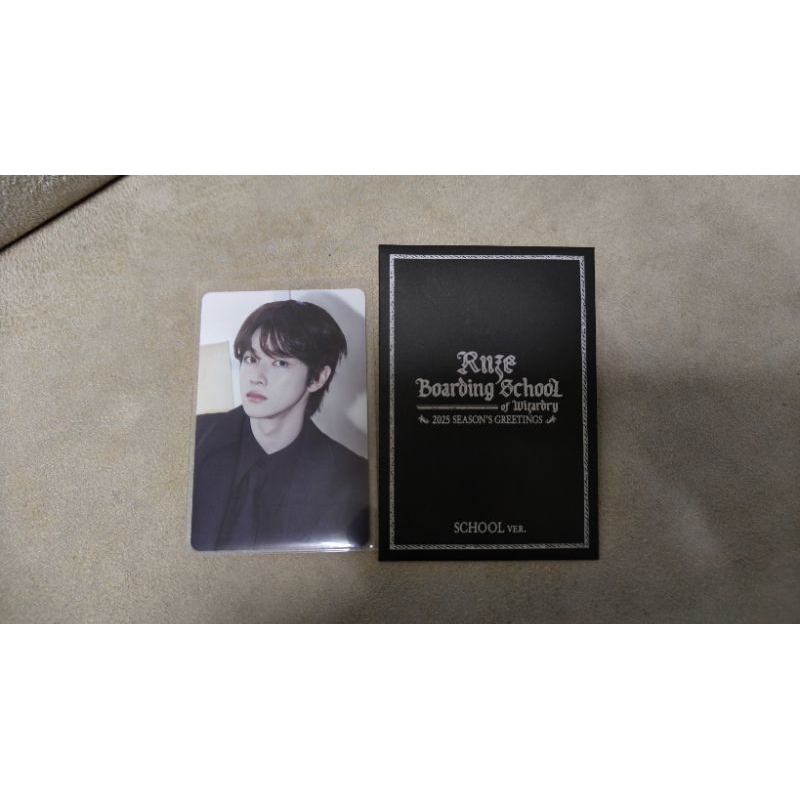 Riize SSGT 2025photocard sungchan conceptดำ