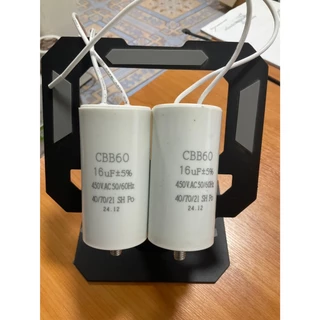 คาปาซิเตอร์ CAPACITOR CBB60 16uF 450VAC 50/60Hz สำหรับใช้กับมอเตอร์ประตูรีโมท BSM AC 370W