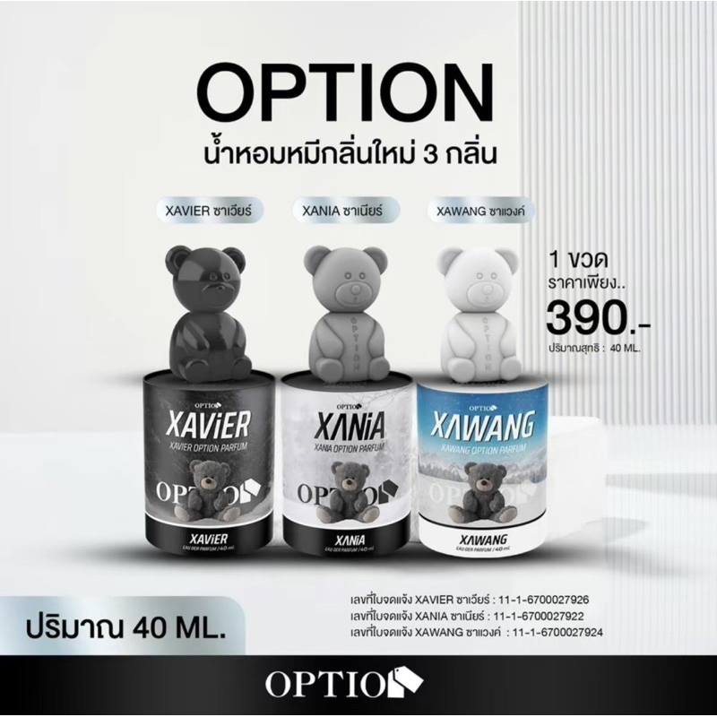 New!!! น้ำหอมหมี option วัยรุ่นบางแสน