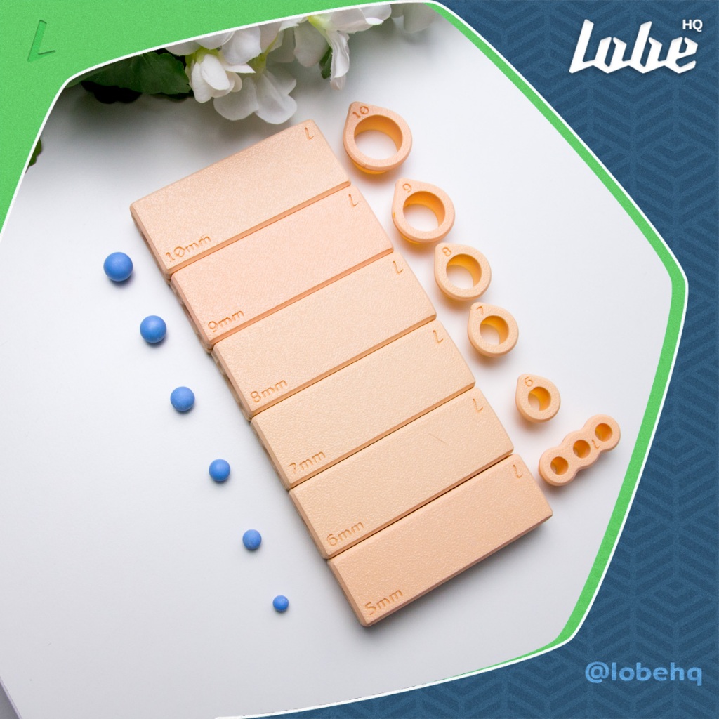 Clay Single Bead Roller Tool / อุปกรณ์ช่วยกลิ้งดินโพลิเมอร์ให้เป็นลูกกลมๆตามขนาดที่ต้องการ