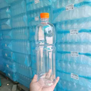 ขวดพลาสติกใส 1000ML ทรงโออิชิ ป.30 แพค98ใบ พร้อมฝา