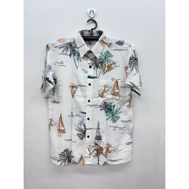 เสื้อฮาวายผ้านิ่ม(สปันเรยอน)ลายคลาสสิค