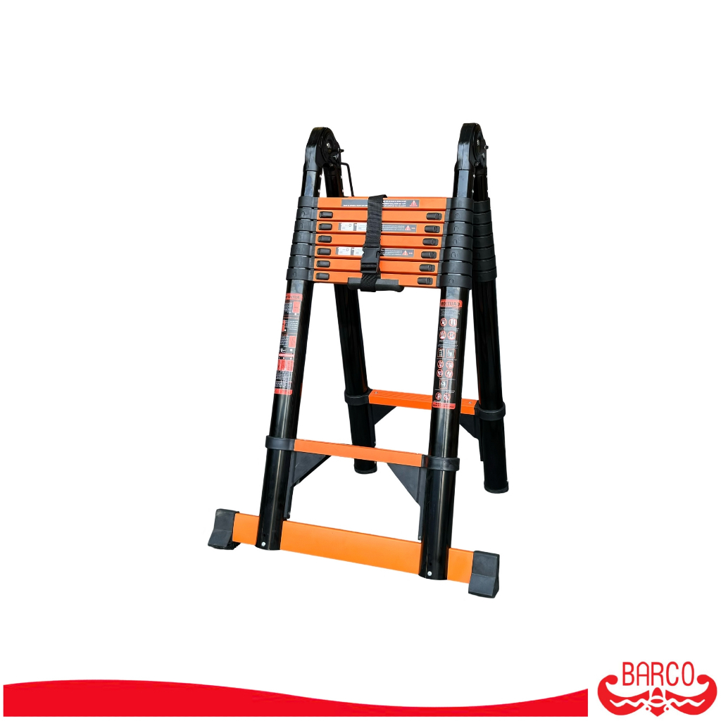 BARCO บันไดยืดหดอเนกประสงค์ (เหล็กกล้า) รุ่น 2x8 6.60 เมตร