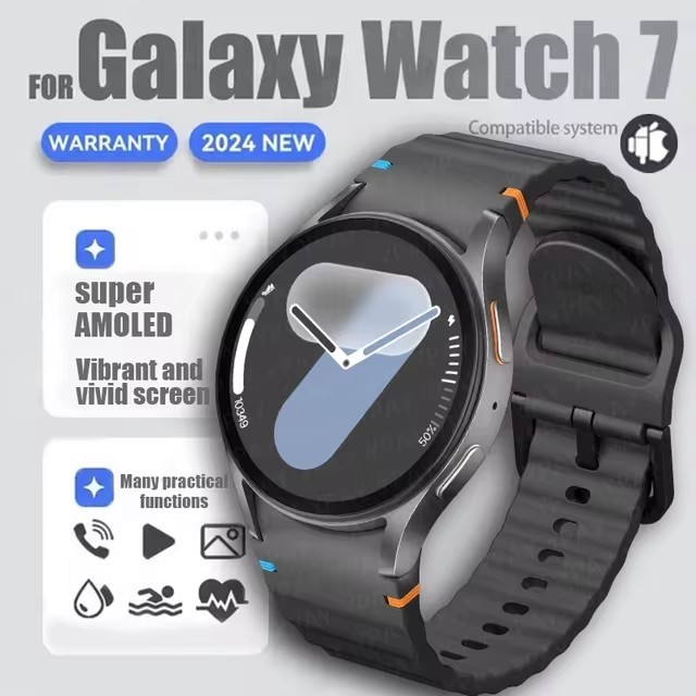 สินค้าใหม่ 2025 WATCH7 นาฬิกาสมาร์ทวอทช์ กันน้ำ IP68 ระบบบลูทูธมัลติฟังก์ชัน AMOLED รองรับ GPS ไทย สามารถโทรออกได้ COD
