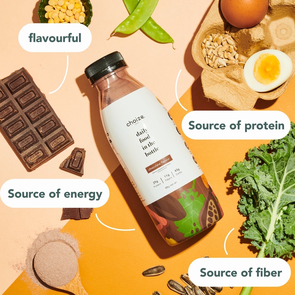 Choize dietary supplement Chocolate Flavor 88 g. ช๊อยส์  ผลิตภัณฑ์เสริมอาหาร กลิ่นช็อกโกแลต 88กรัม - รูปที่ 2