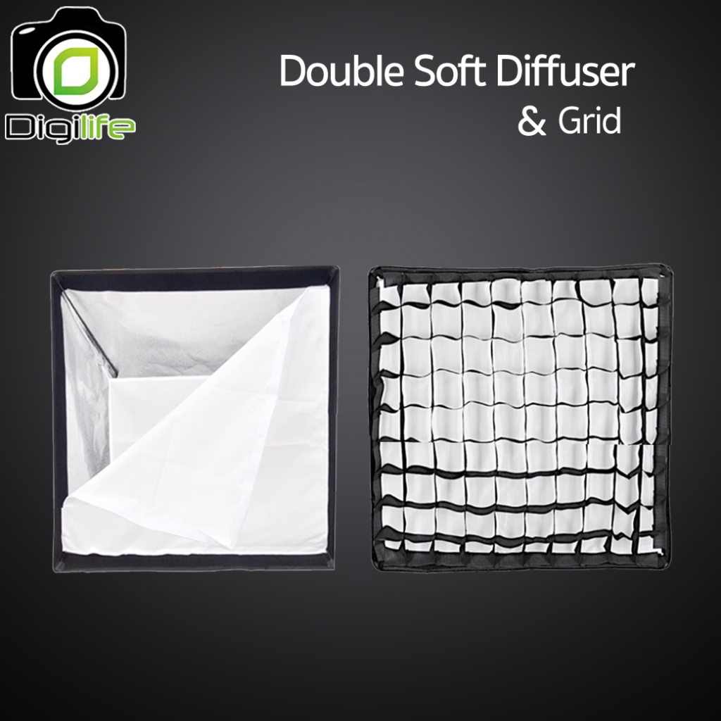 Godox Softbox SB-GUSW 60*60 cm. Quick Release Quad Softbox With Grid ( Bowen Mount ) / Digilife Thailand