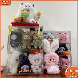 2ชั้น ตู้เก็บของกันฝุ่น ตู้โมเดล ตู้โชว์ตุ๊กตา อะคริลิกคุณภาพสูง โปร่งใสสูง ประตูแม่เหล็ก