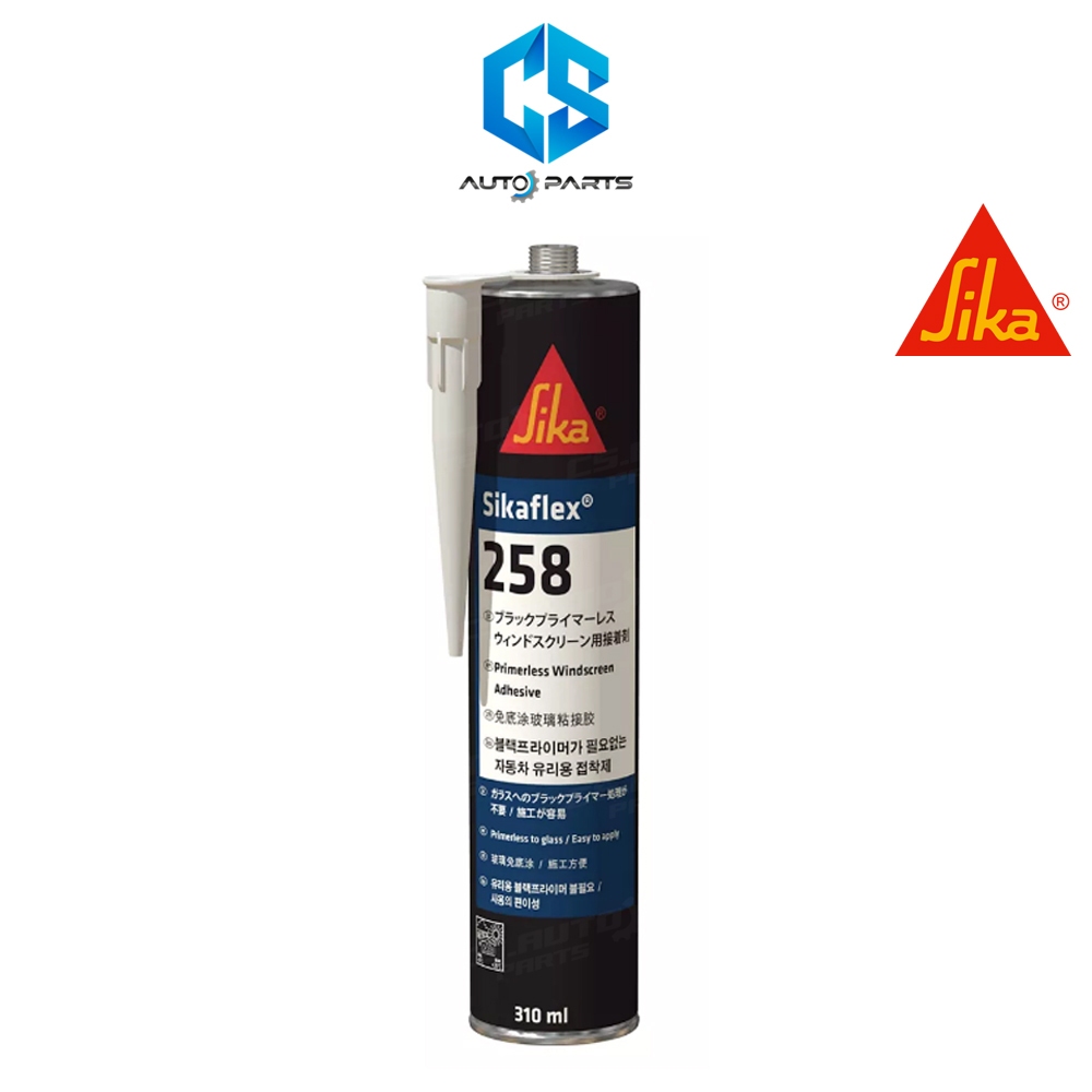 SIKAFLEX 258 กาวโพลียูรีเทน สำหรับงานติดกระจกรถยนต์ หลอดแข็ง ขนาด 310 ml. (สีดำ)