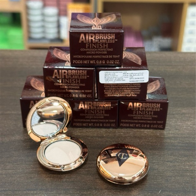 [ ผลิต 09/23 ] Charlotte Tilbury Airbrush Flawless Finish Powder 0.8g ( ขนาดเล็กมากๆ )