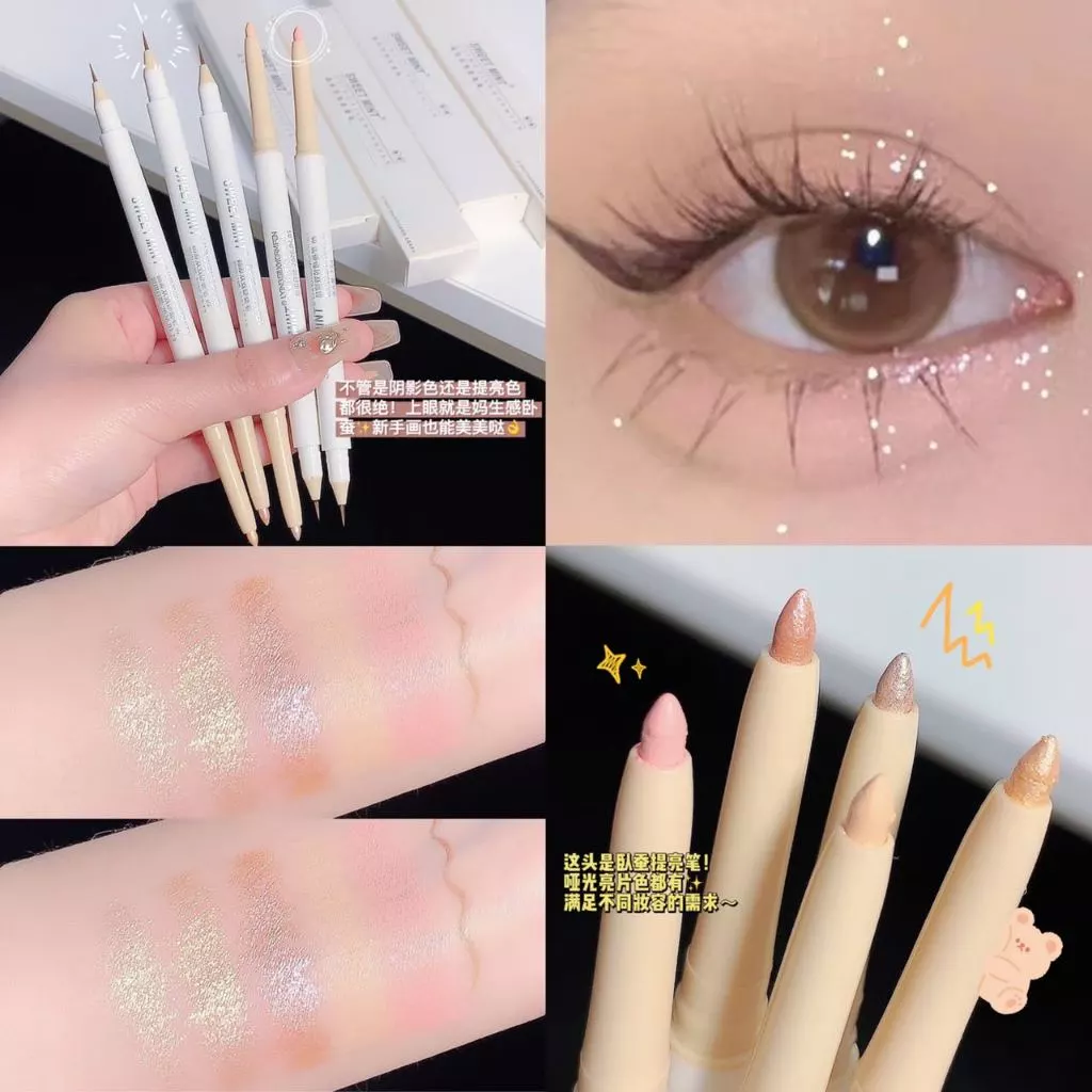ปากกาดอลลี่อาย อายไลน์เนอร์ แบบสองหัว เนื้อแมตต์ สีสวยทำให้ดวงตาดูกลมโต ZP261