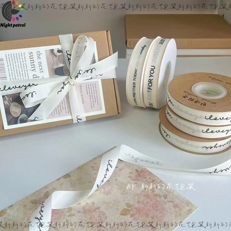 ริบบิ้นผ้าไหมซาติน ลายตัวอักษร Just for You 25 มม. ยาว สําหรับตกแต่งบ้าน งานแต่งงาน คริสต์มาส DIY  สําหรับตกแต่งเค้ก - รูปที่ 6