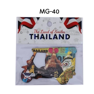 แม่เหล็กติดตู้เย็น ลายไทย Thai souvenir ของไทย ของฝาก ของที่ระลึก ของฝากเพื่อนชาวต่างชาติ