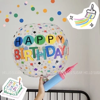 🎈กระบอกสูบลูกโป่ง สูบลม สูบลมลูกโป่ง พร้อมส่งในไทย ขนาดใหญ่ อย่างดี ขนาด4.5*27.5 คละสี(พาสเทล)