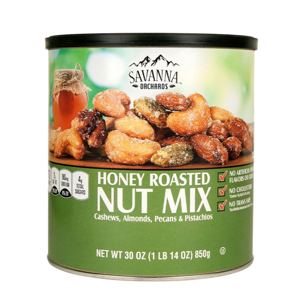 SAVANNA Orchards Honey Roasted Nut & Pistachios สะวันนา ฮันนี่ นัท มิกซื 850g.