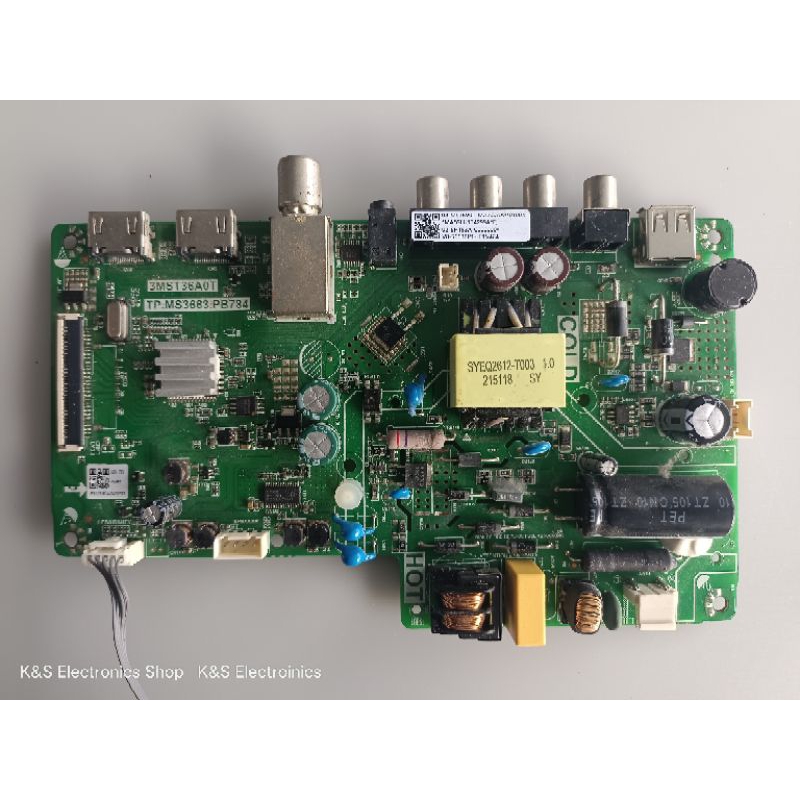 Mainboard Hisense รุ่น 40A4200G พาร์ท TP.MT9216T.PB708 อะไหล่แท้/ของถอดมือสอง รับประกันสินค้า 30 วัน