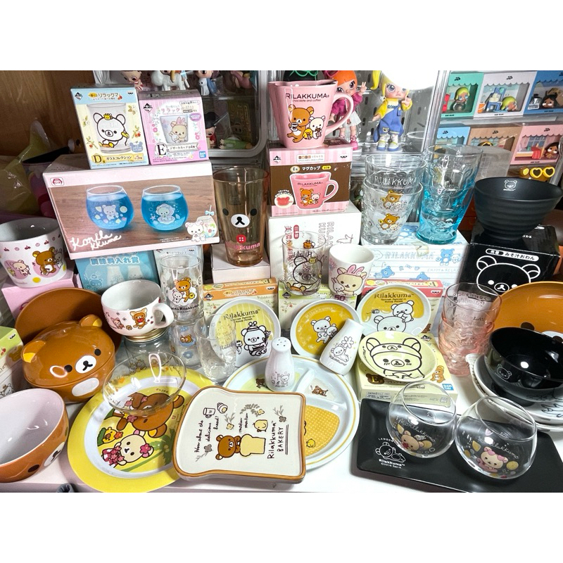 Rilakkuma จาน ชาม แก้วน้ำ งานตู้ญี่ปุ่น พร้อมส่ง