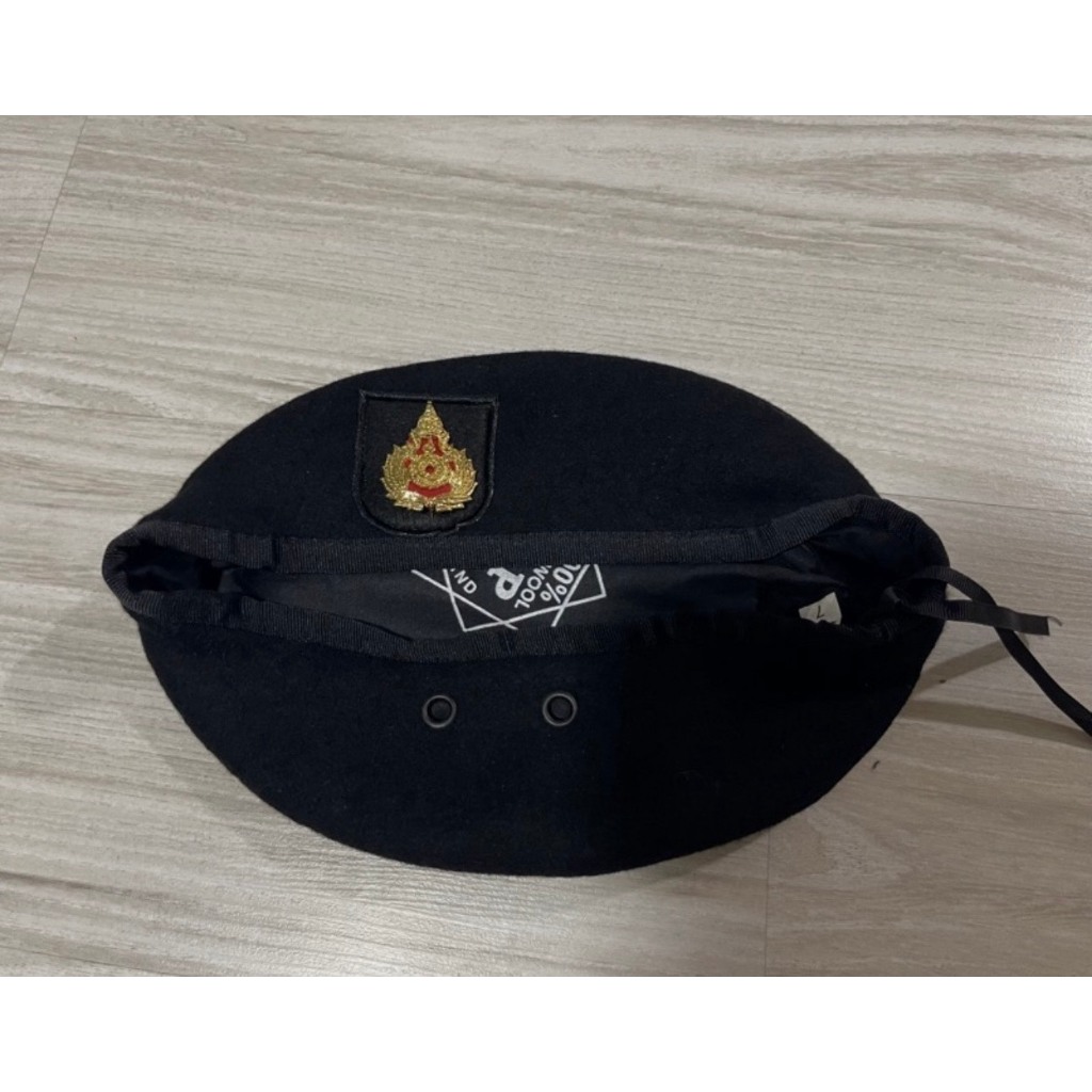 หมวกเบเร่ต์ทบ. ขอบผ้า!! หมวกเบเร่ต์ทหาร หมวกเเบเร่ต์ตราโล่