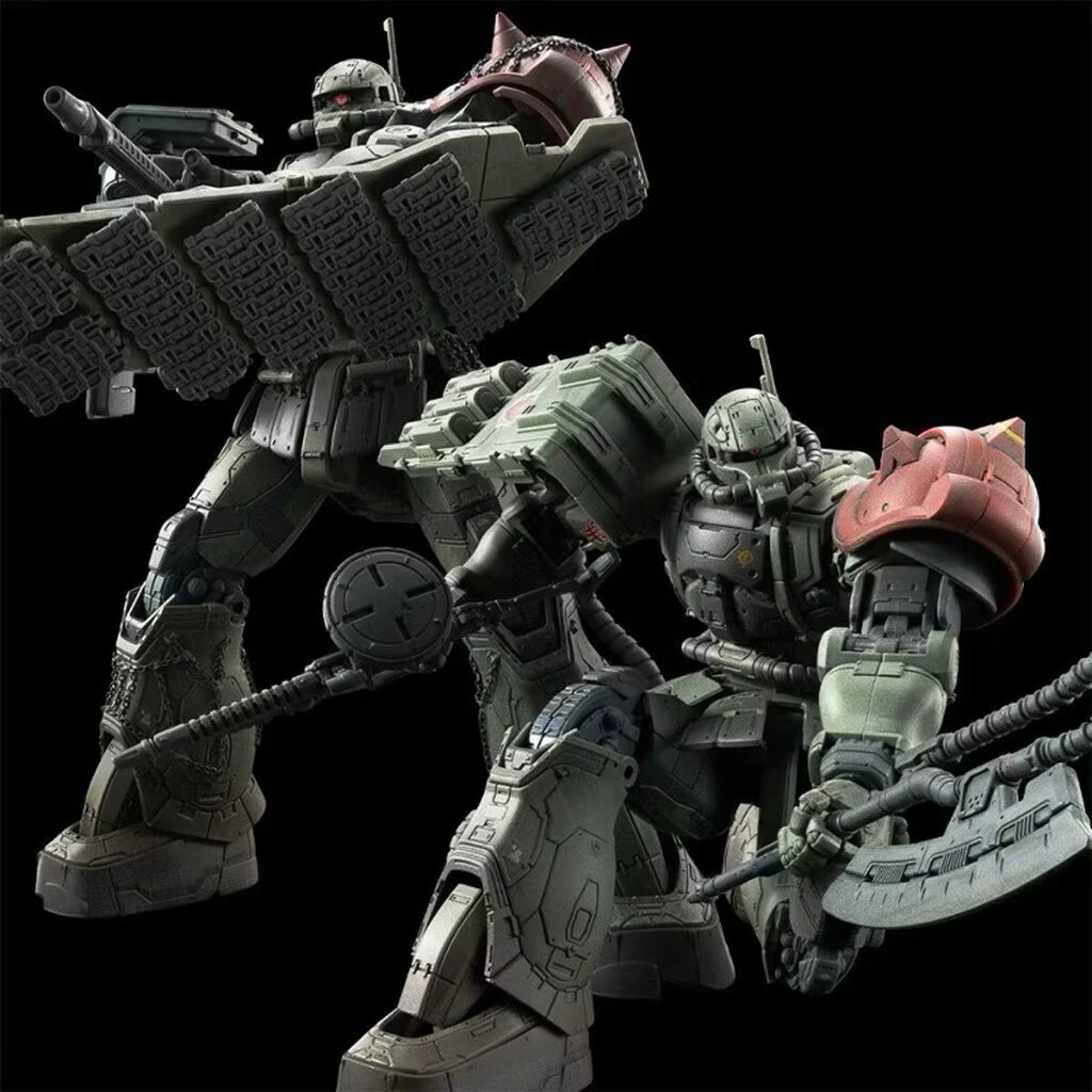 Premium Bandai HGRFV MS-06F Zaku II F Type LeSean & Zaku II (Unidentified Type) LeSean
