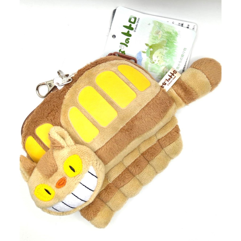 [พร้อมส่ง] ที่ใส่บัตรรถไฟฟ้า กระเป๋าใส่เหรียญ แมวรถบัส Buscat ของแท้ Studio Ghibli Card Holder