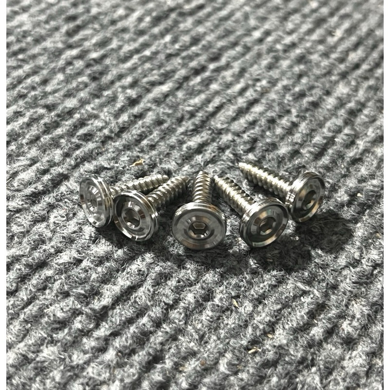เกลียวปล่อยหัวCNC-AAx2บาง ขนาดM5x15 (Mio)