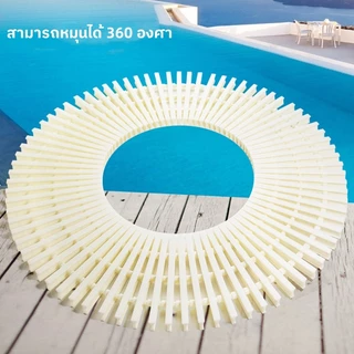 ตะแกรงน้ำล้น ตะแกรง/ท่อสระว่ายน้ำ เกรตติง Swimming Pool Gutter Grating ขนาด 15ซม. , 20ซม. , 25ซม สีขาว