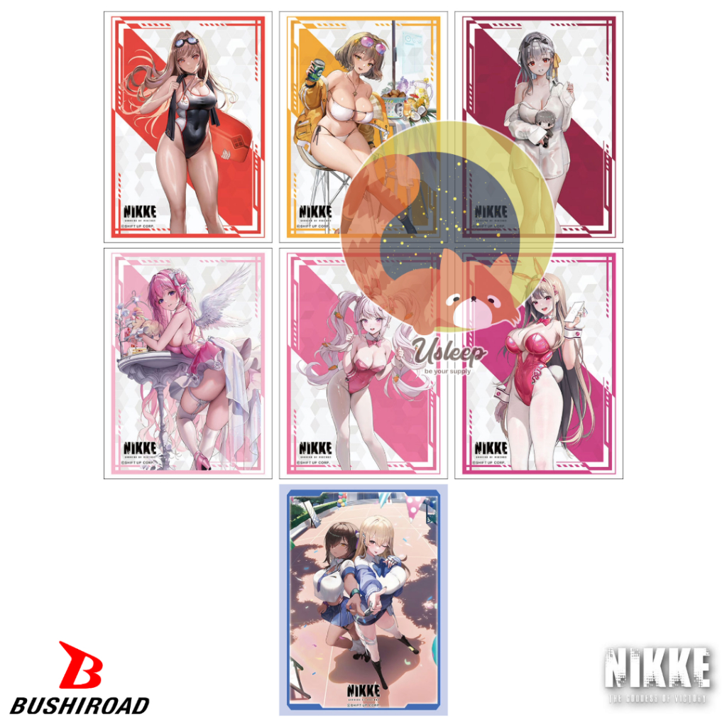 เศษสลีฟ Bushiroad Sleeve Collection HG Goddess of Victory : Nikke Rapi, Anis, Modernia, Alice, Viper