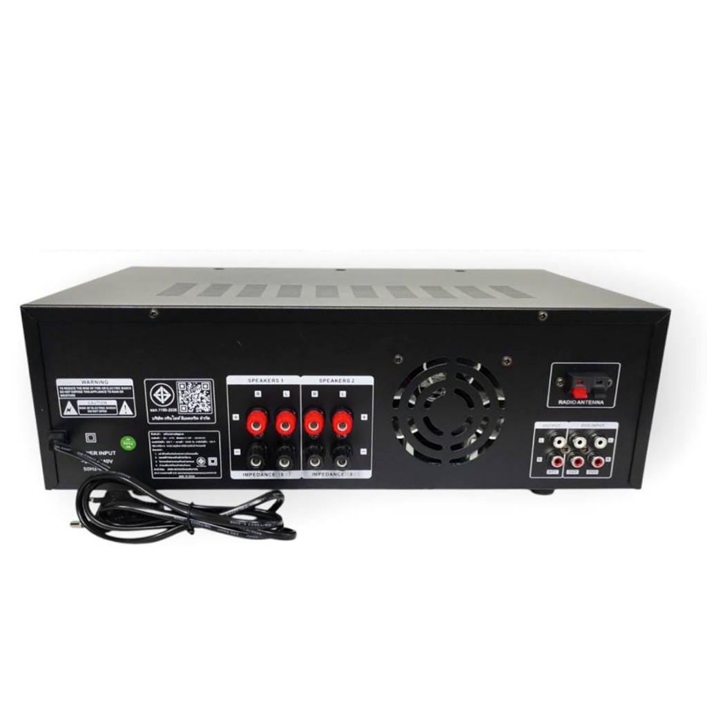 แอมป์ขยายเสียง เครื่องขยายเสียง power amplifier BLUETOOTH USB MP3 SD CARD
