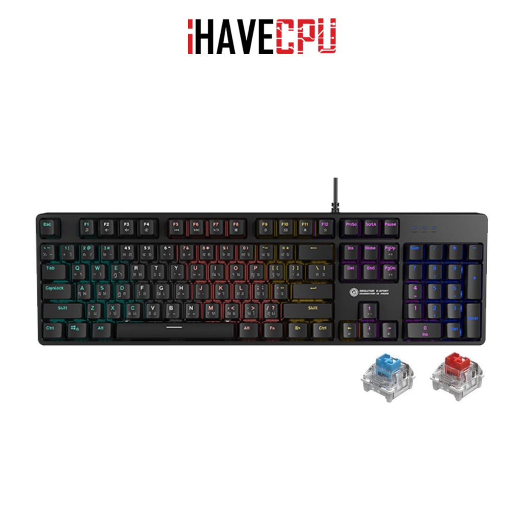 คีย์บอร์ด (keyboard) iHAVECPU NEOLUTION E-SPORT BLACK HOLE (EN/TH)