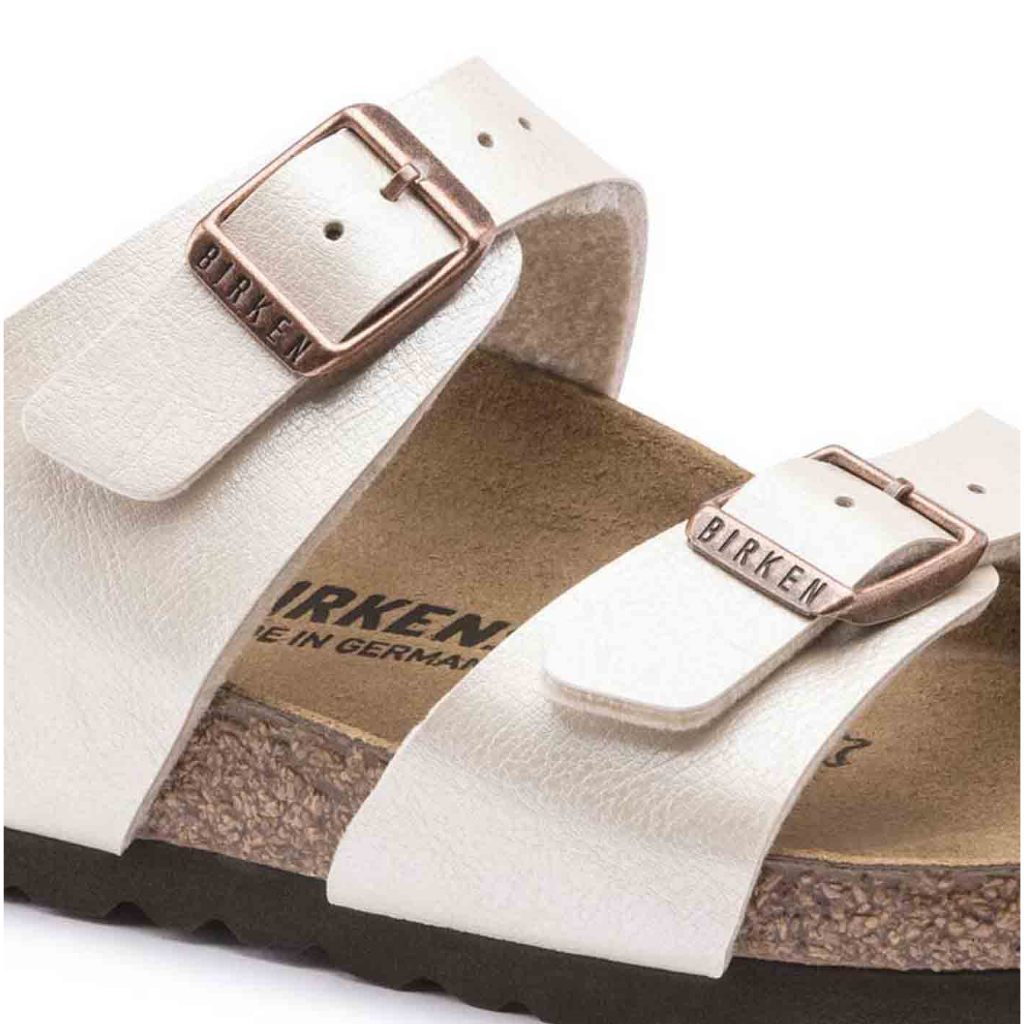 BIRKENSTOCK SYDNEY BF - Graceful pearl white (regular fit) รองเท้าแตะ รุ่นฮิต ทรงมาแรง หญิง