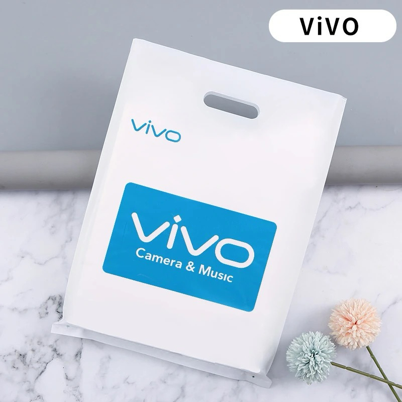 ถุพลาสติกหูเจาะ ถุงใส่อุปกรณ์มือถือViVO(แพ็คละ50ใบพร้อมส่งค่ะ)