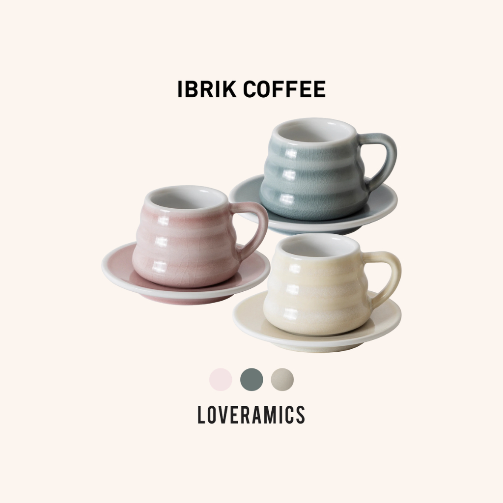 Loveramics ชุดแก้วกาแฟเซรามิค รุ่น Ibrik Coffee Cup And Saucer