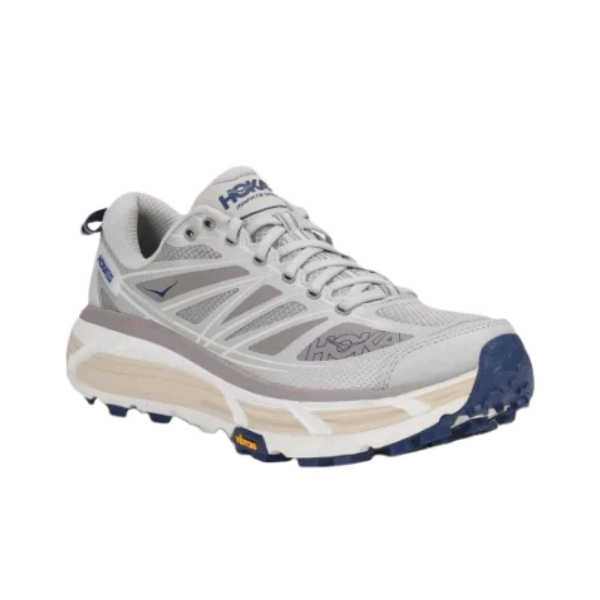 ของแท้ 100% HOKA ONE ONE Mafate Speed 2  Black /Grayish blue/ White grey/Silver grey รองเท้าผ้าใบสำหรับผู้ชาย และผู้หญิ ราคา ถูกที่สุด ดีลบีเคเค แกลเลอรีภาพที่ 5