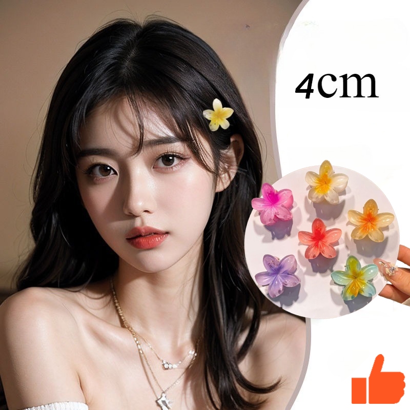 น่ารักฮาวาย Plumeria ดอกไม้ Hairpin Mini Grips คลิป Barrettes อุปกรณ์เสริม Headwear