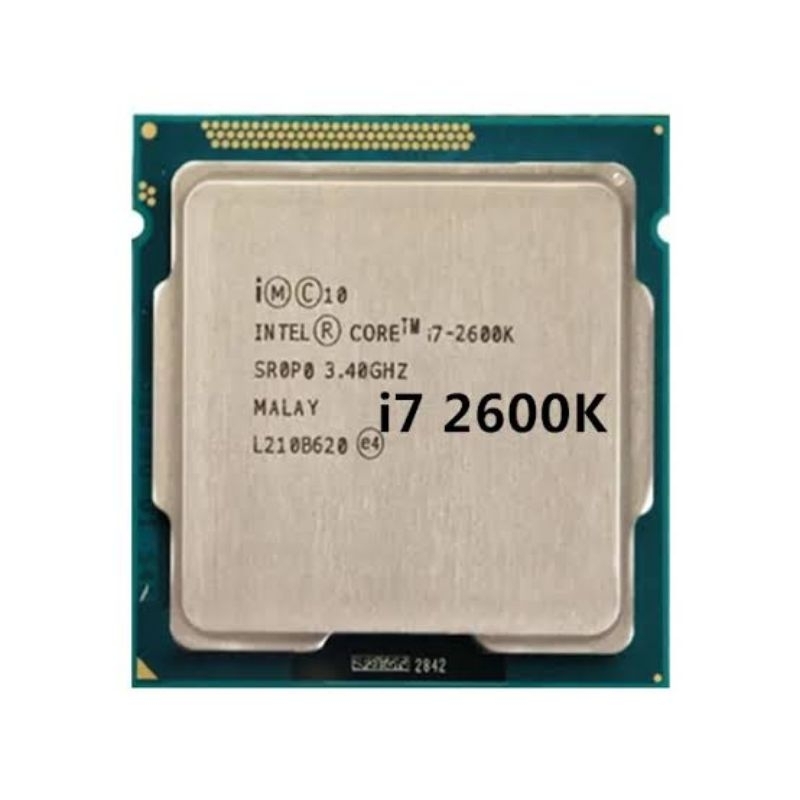 CPU intel i7 2600k. gen2