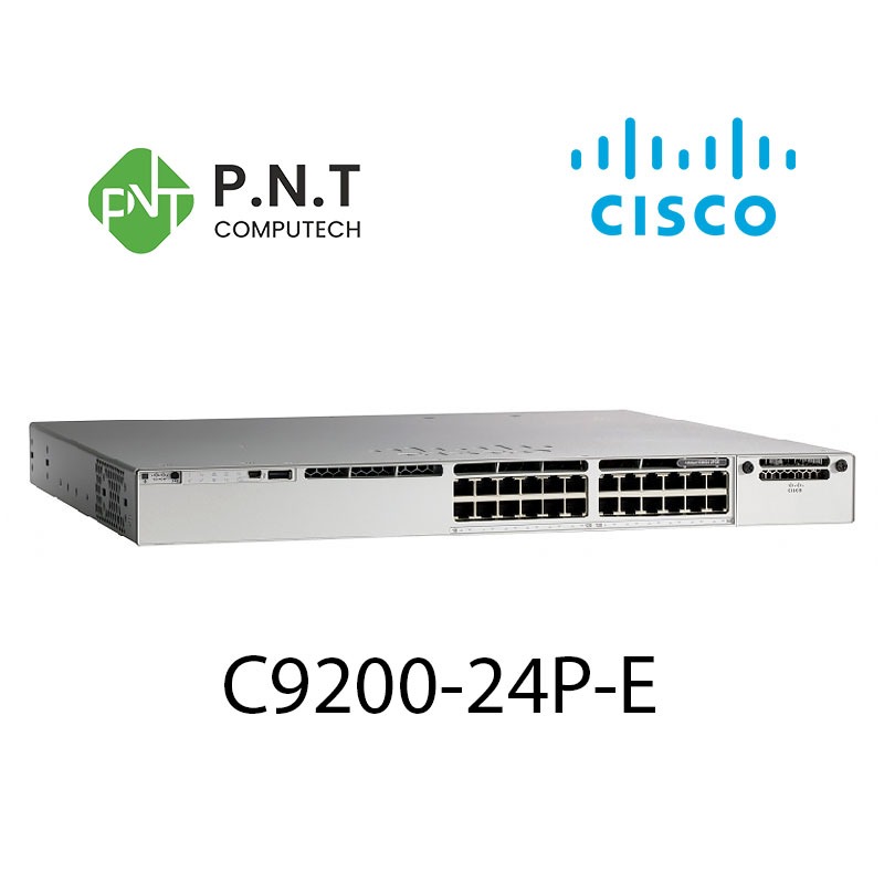 Cisco Catalyst 9200L 24-port data, 4 x 1G, Network Essentials Switch (C9200L-24T-4G-E)