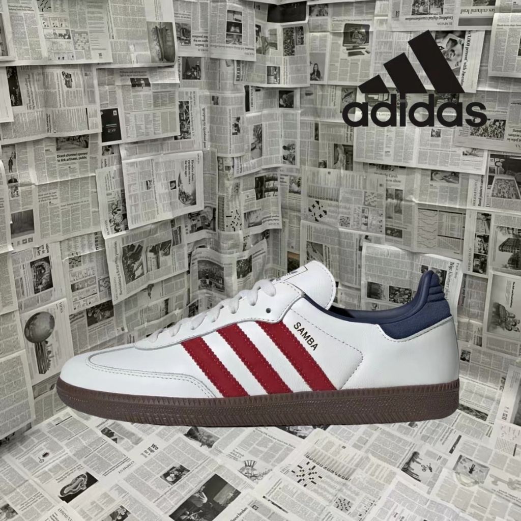 （ของแท้ 100 %）adidas originals samba OG IH4881 2025 สีแดง