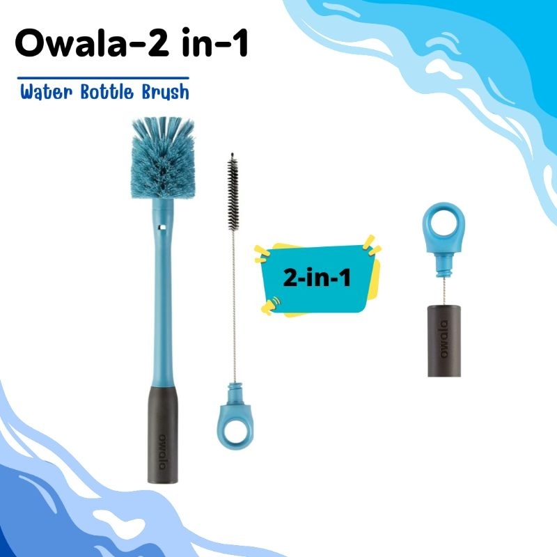 (พร้อมส่ง ของแท้นำเข้า🇺🇸)Owala 2-in-1 Water Bottle Brush แปรงสำหรับทำความสะอาดขวดน้ำและหลอด