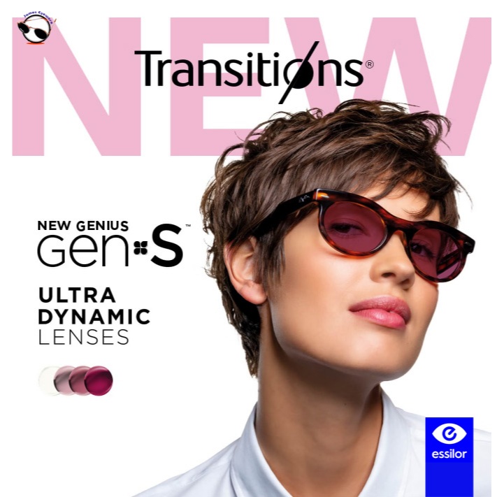 Essilor Transition GEN8 และ New GenS Sapphire HR เลนส์เปลี่ยนสีออโต้พร้อมตัดแสงสีฟ้ารุ่นใหม่ล่าสุด