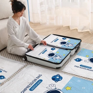 ถุงบีบอัด ถุงบีบอัดสูญญากาศ มีหลายขนาดให้เลือก Vacuum bag พร้อมปั้มลม การปิดผนึกแบบพิเศษ ป้องกันความชื้นและป้องกันเชื้อร